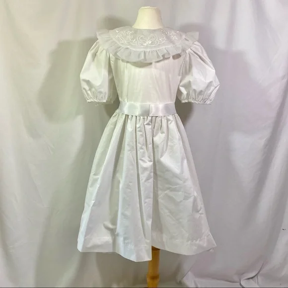 rare editions first birthday dress The Lucy: Heirloom Silly Goose Birthday Dress – Cora and Violet main image 0